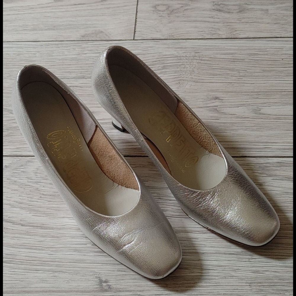Elegant Silver Women's Heels